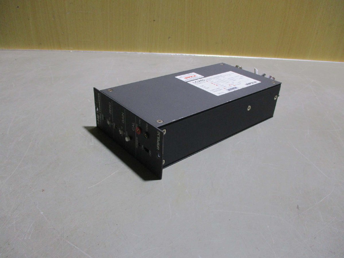 中古 UNIPULSE LOAD-CELL CONVERTER LC-240 低ドリフト・低ノイズロードセルコンバータ(R50916CEE044)