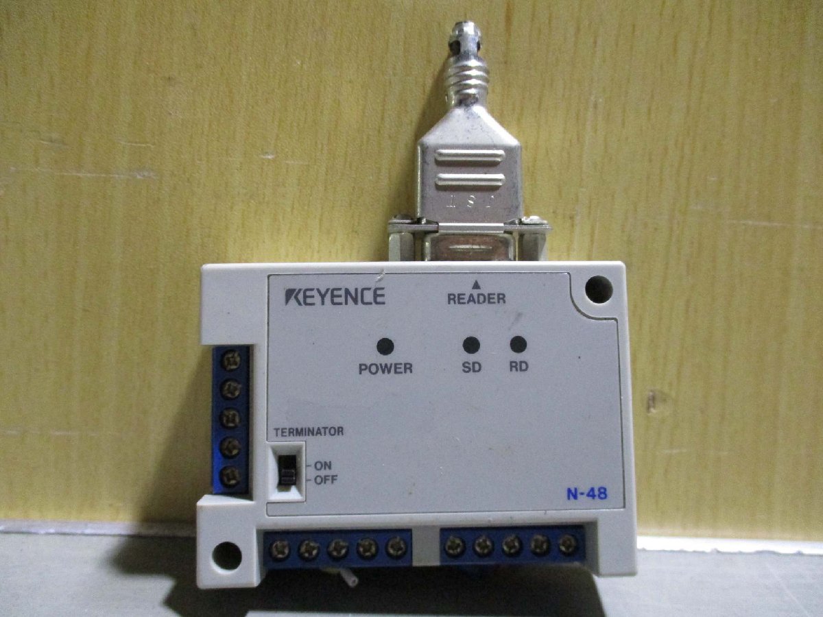 中古 KEYENCE N-48 Sensor 専用通信ユニット(R50918ARE004)_画像3