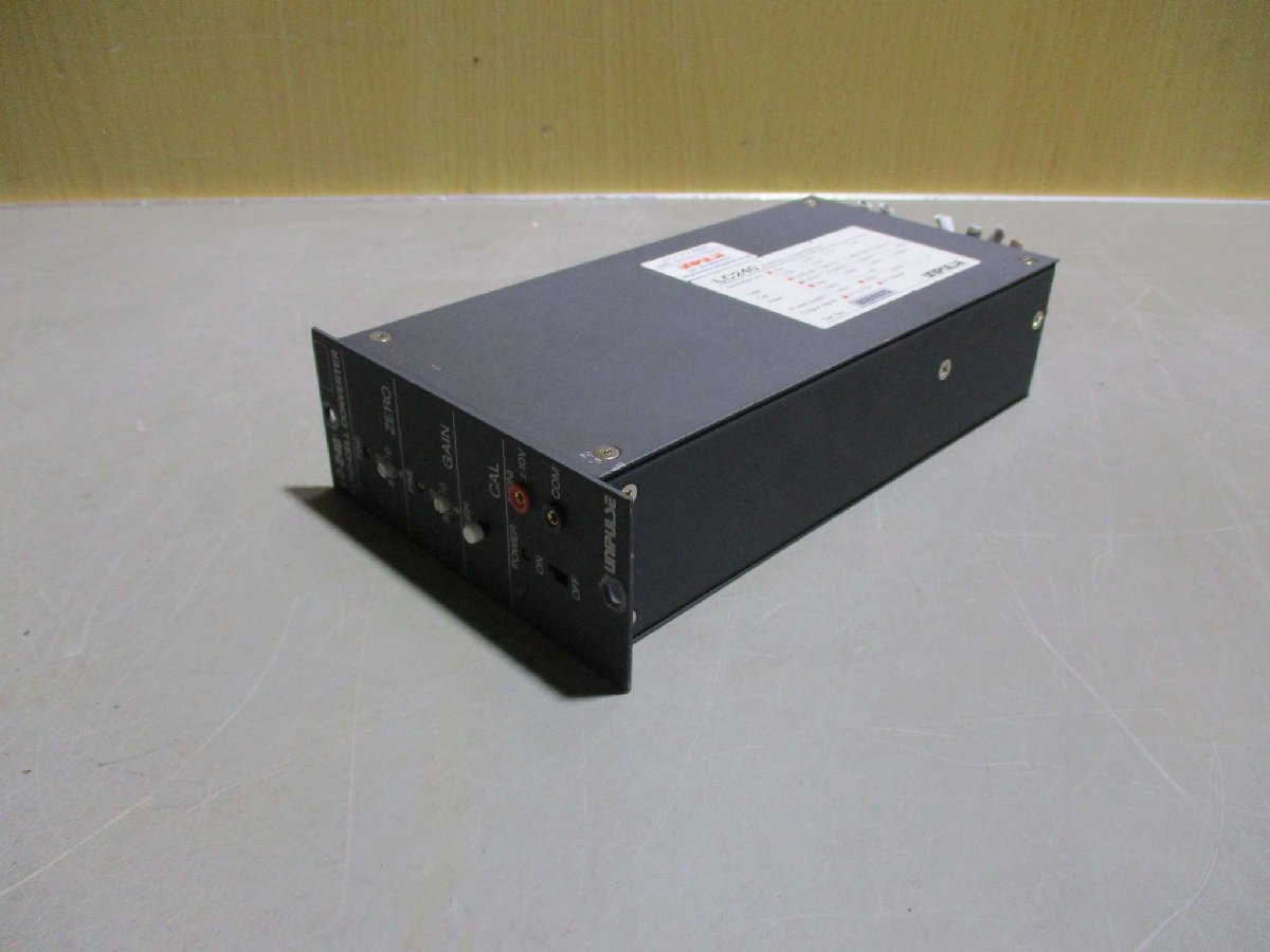 中古 UNIPULSE LOAD-CELL CONVERTER LC-240 低ドリフト・低ノイズロードセルコンバータ(R50918CEE073)_画像8