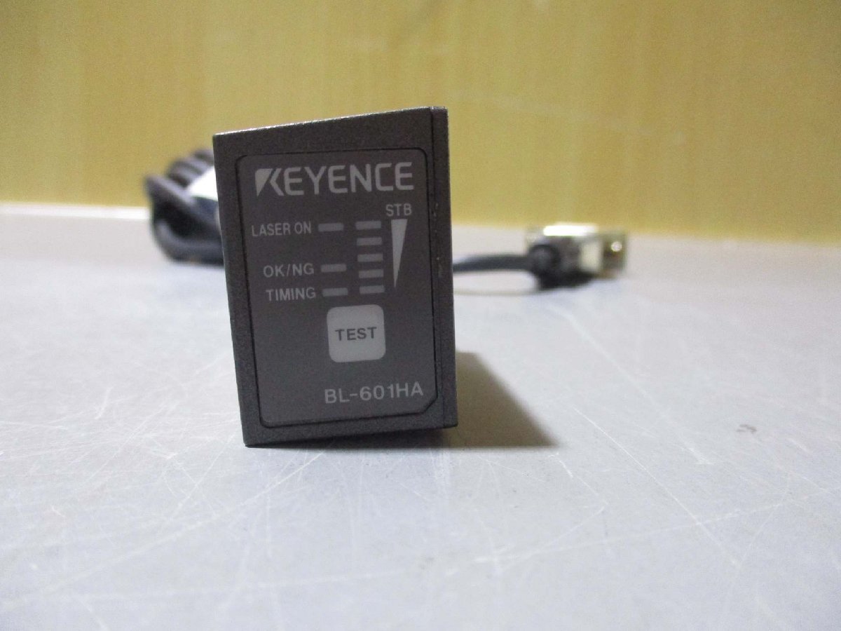 中古 KEYENCE BL-601HA 超小型レーザ式バーコードリーダ(R50926AEC015)_画像4