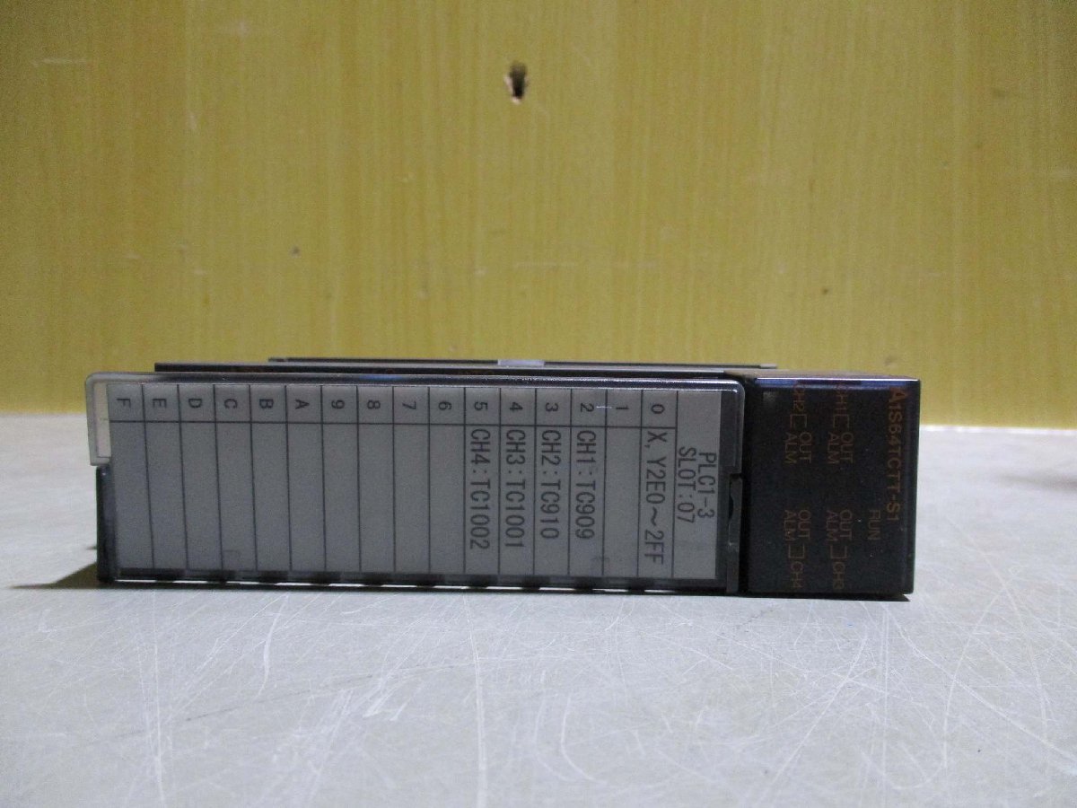 中古 MITSUBISHI TEMPERATURE CONTROL UNIT A1S64TCTT-S1 温度調節ユニット(R50926BRB085)_画像5