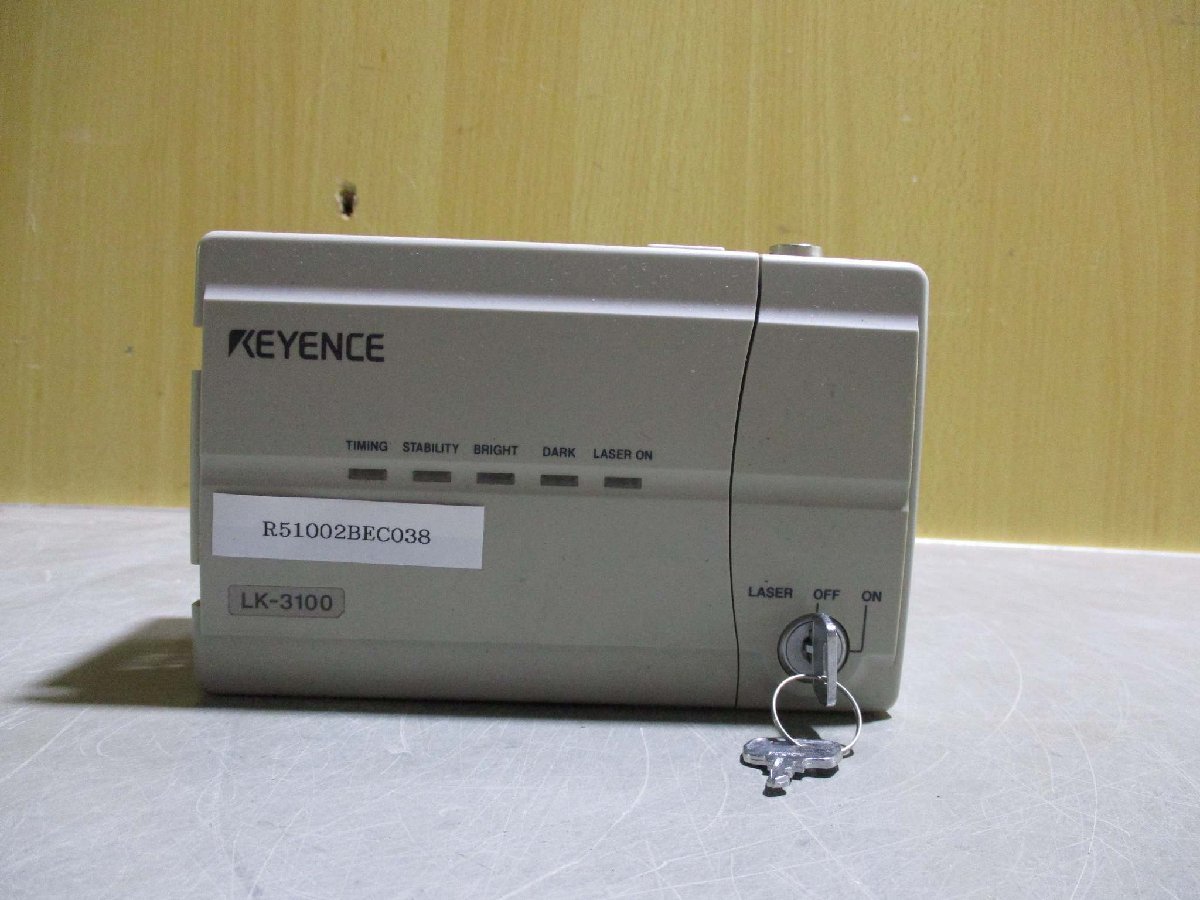 中古 KEYENCE LK-3100 CCDレーザ変位センサ(R51002BEC038)
