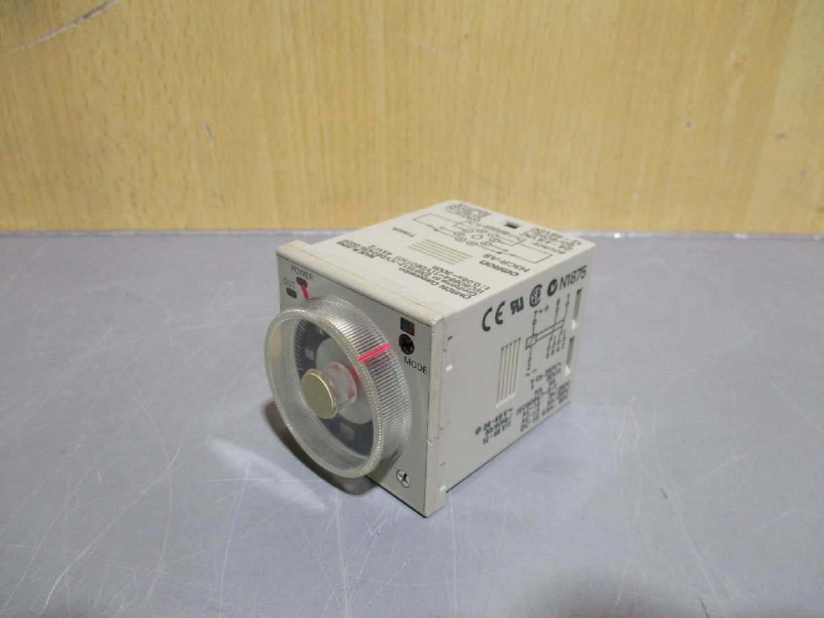 中古 OMRON TIMER H3CR-A8 ソリッドステートタイマ 2個(R50920DLF062)_画像9