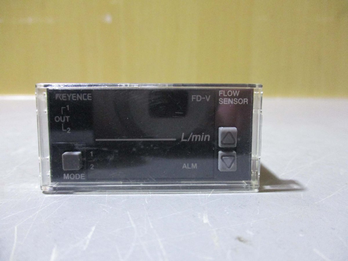 中古 KEYENCE 流量センサ アンプ FD-V75A 4個 (R51005EGE043)_画像3