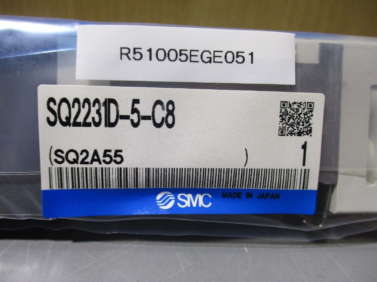 新古 SMC SQ2231DN-5-C8 Pneumatic Valve 2個 (R51005EGE051)_画像2