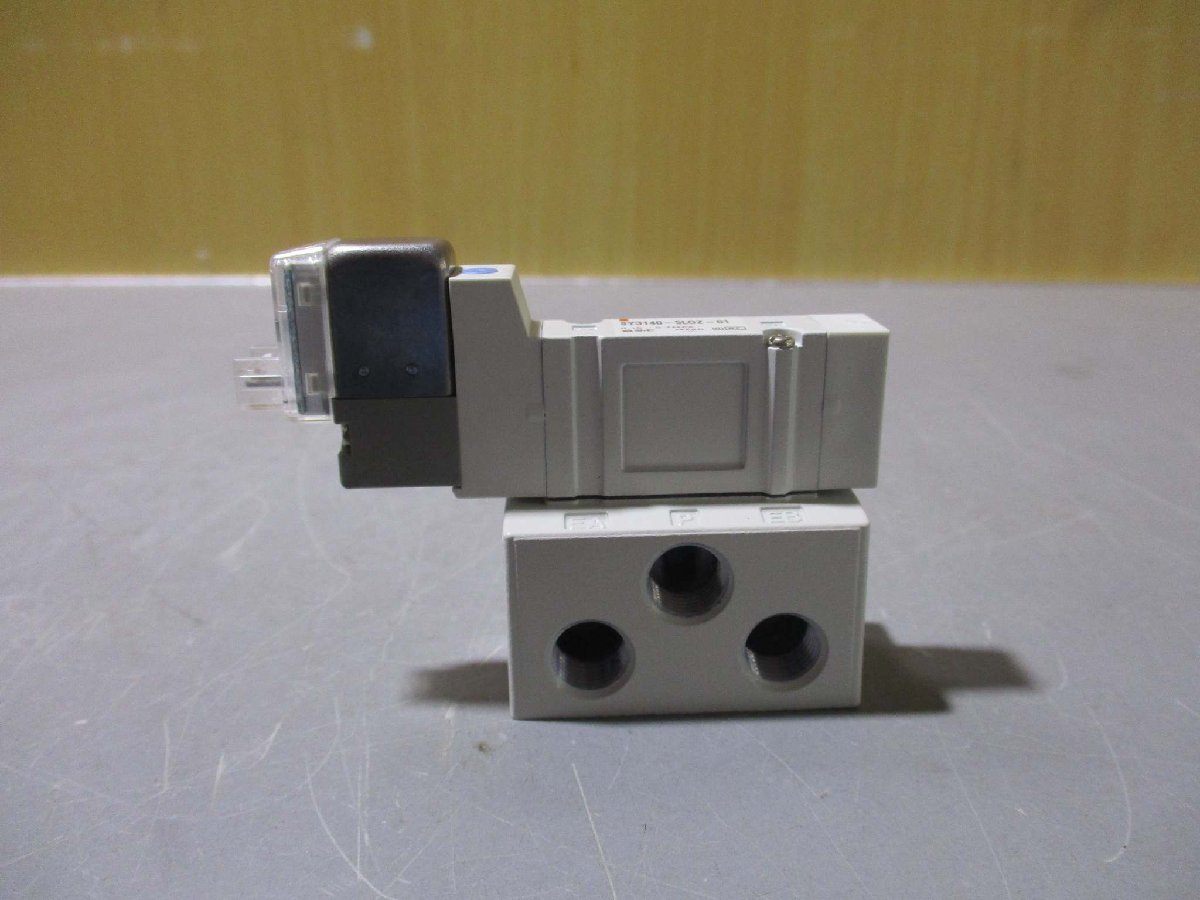 新古 SMC SY3140-5LOZ-01 5ポートソレノイドバルブ 2個 新古 SMC SY3140-5LOZ-01 5ポートソレノイドバルブ 2個