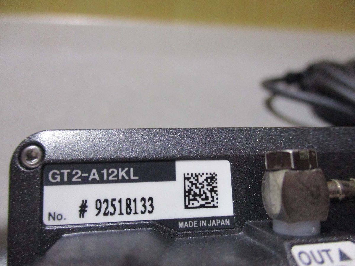 中古KEYENCE GT2-A12KL 高精度接触式デジタルセンサ GT2 シリーズ センサヘッド GT2-71MCN アンプユニット(R50929AEB068)_画像9