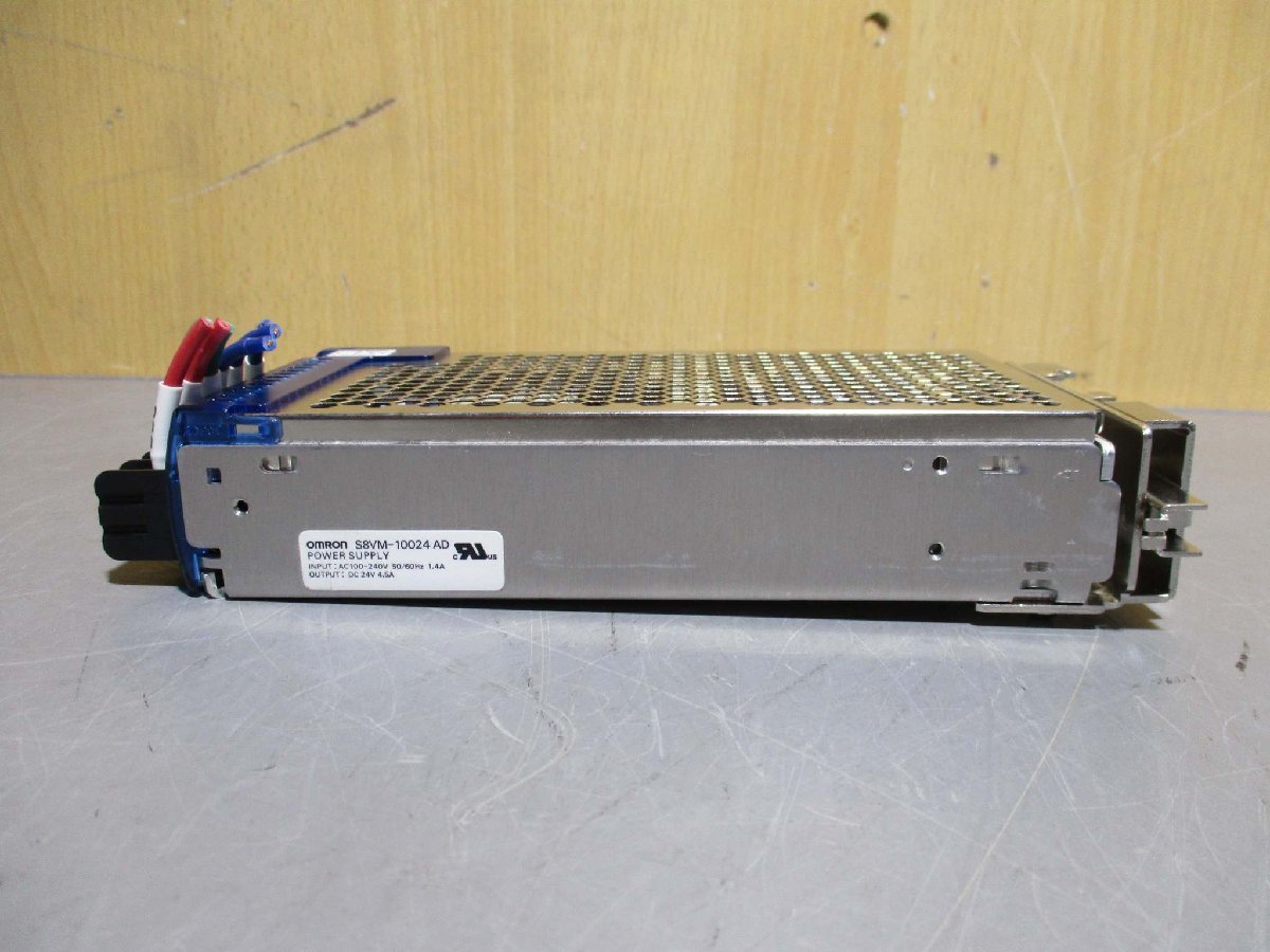 中古 OMRON POWER SUPPLY S8VM-10024AD AC100-240V 1.4A DC 24V 4.5A (R51002CBF034)_画像8