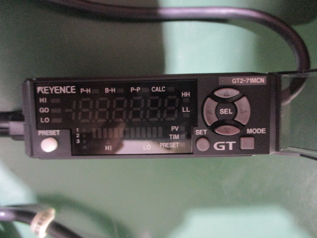 中古 KEYENCE GT2-71MCN/GT2-H12 高精度接触式デジタルセンサーセット(AASR41013A017)_画像7