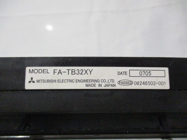 中古 MITSUBISHI コネクタ端子台変換ユニット FA-TB32XY(BAYR41011A134)_画像3