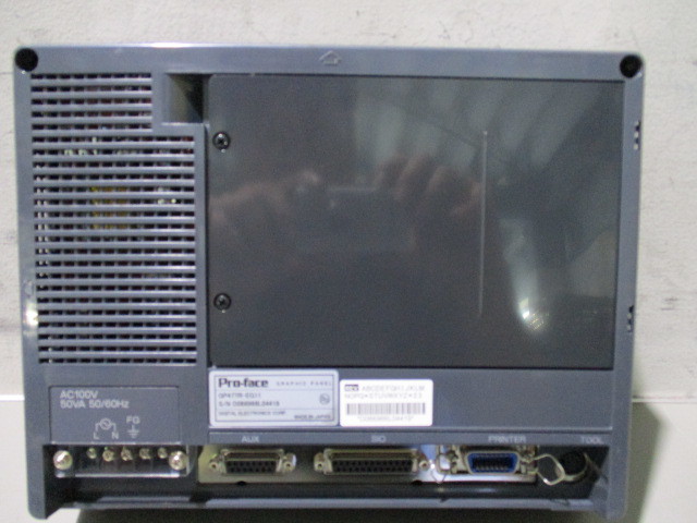 中古 Pro-face GP477R-EG11 タッチパネル プログラマブル表示器 通電OK(DBFR40810C009)_画像5