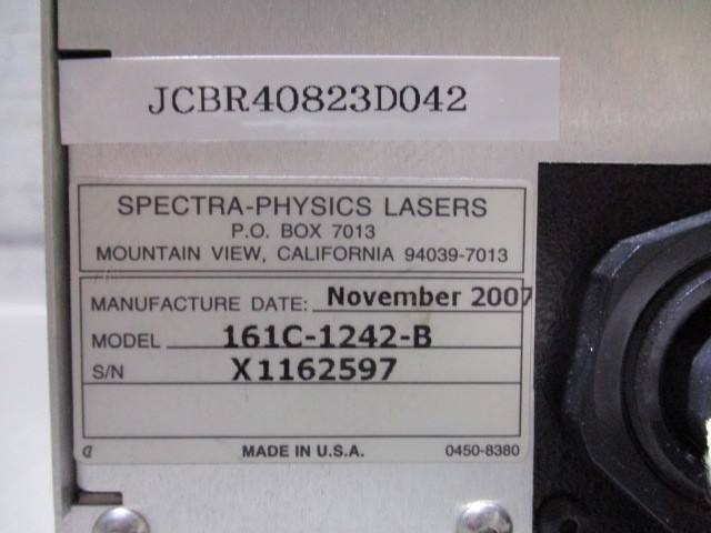 中古 SPECTRA-PHYSICS LASERS 161C-1242-B(JCBR40823D042) 中古 SPECTRA-PHYSICS LASERS 161C-1242-B(JCBR40823D042)