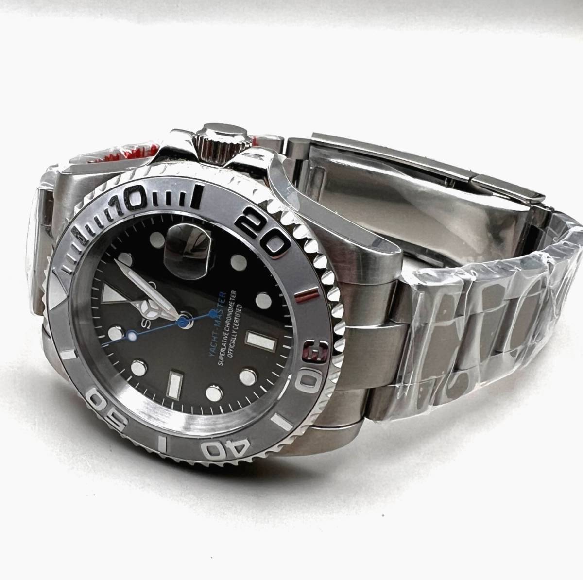 SEIKO mod オマージュ NH35 カスタム EX グレー文字盤 - 腕時計