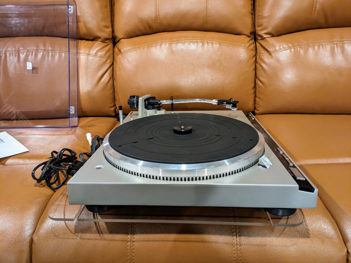 美品 元箱付き メンテナンス済 Technics SL-Q33 新品カートリッジ フルオートレコードプレーヤー ダイレクトドライブ クォーツ_画像7