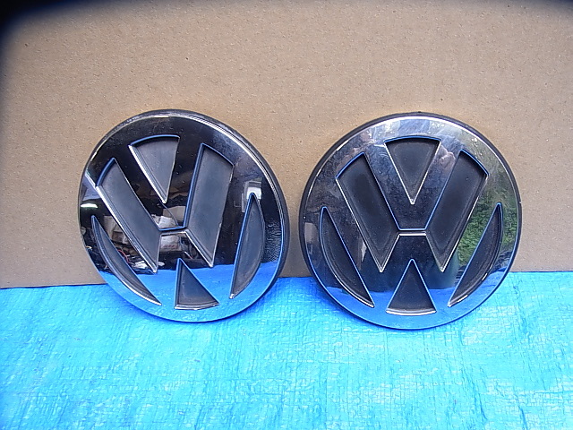VW ニュービートル 9CBFS 9C 後期 純正 エンブレム 前後 セット フロント リア フォルクスワーゲン　送料520円　管H1018-4_画像1