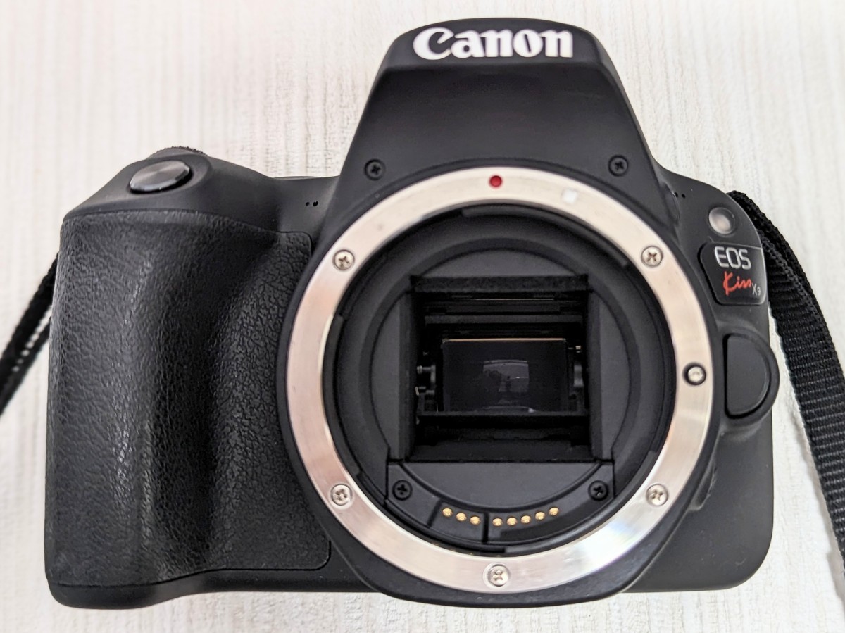 【ジャンク】Canon EOS Kiss X9 デジタル 一眼レフ カメラ レンズ EF-S 18-55mm IS STM キャノン レンズキット_画像3