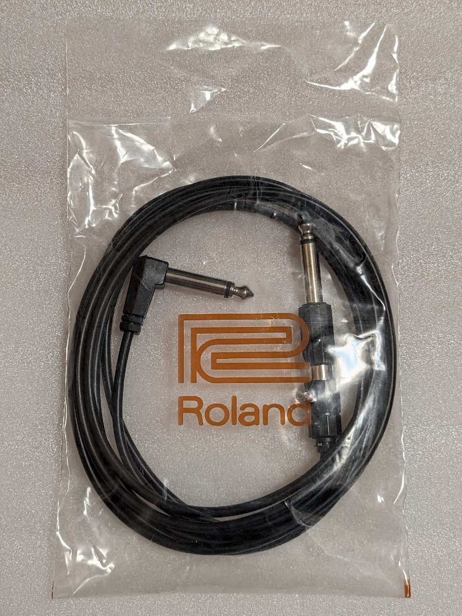 【美品】Roland 楽器用ケーブル ☆ストレートL形 2,5m_画像1