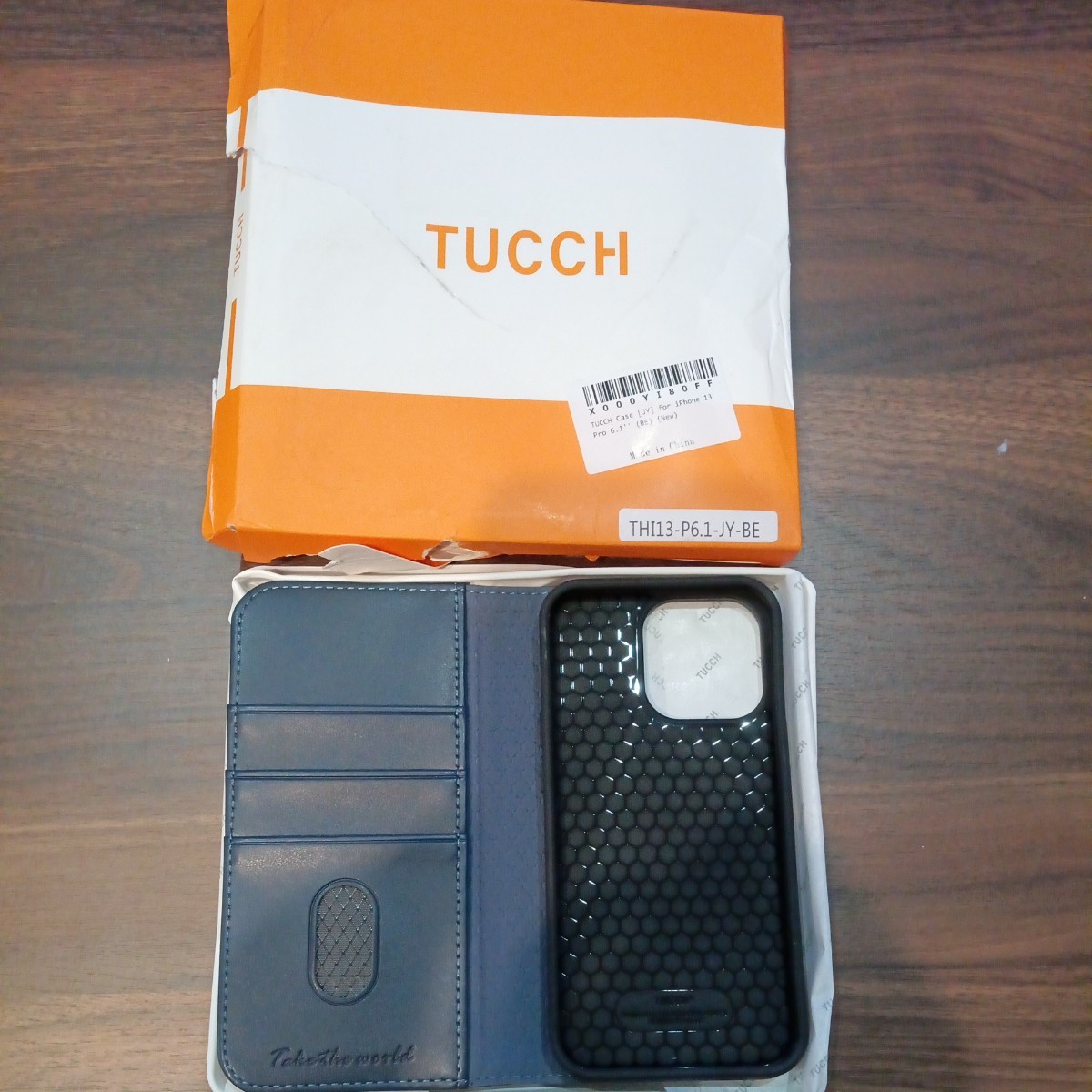 b82 TUCCH iPhone 13 pro ケース 手帳型 ケース カード収納 [RFIDブロッキング] 高級PU合皮 マグネット内蔵 手帳ケース スマホケース_画像1