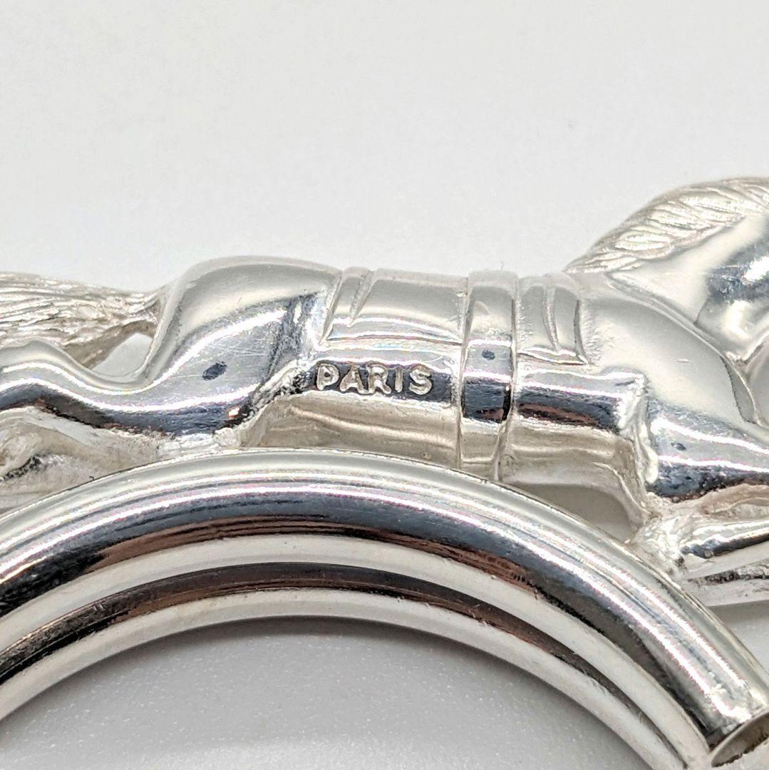 HERMES エルメス ホース 馬 SV925 シルバーカラー キーリング