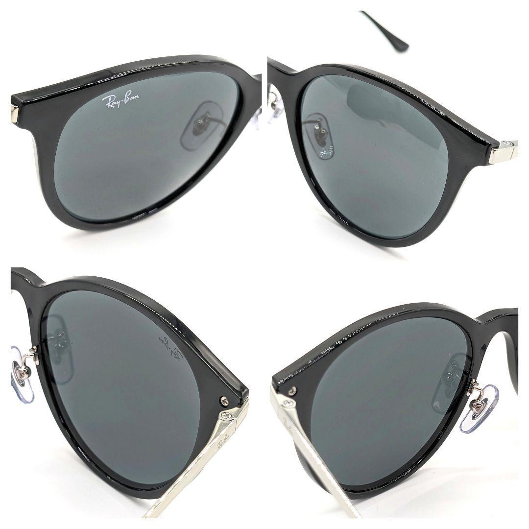 【最終値下げ】Ray-Ban レイバン サングラス ブラック RB4334D 6292/71 55□19 145 3N ボストン シルバー×黒 ケース クリスマス Christmas_画像5