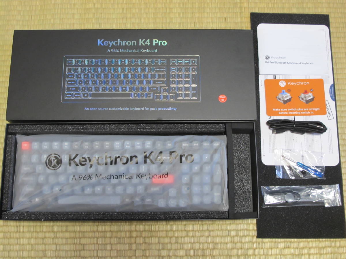 keychron K4 Pro 茶軸 US配列 RGB ホットスワップ対応の画像1