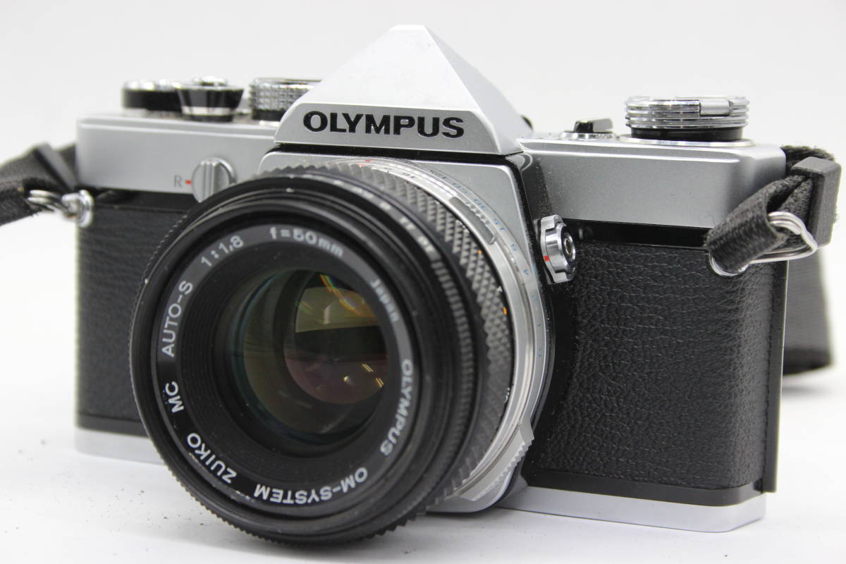 【返品保証】 オリンパス Olympus OM-1 ZUIKO MC AUTO-S 50mm F1.8 ボディレンズセット s3177_画像1
