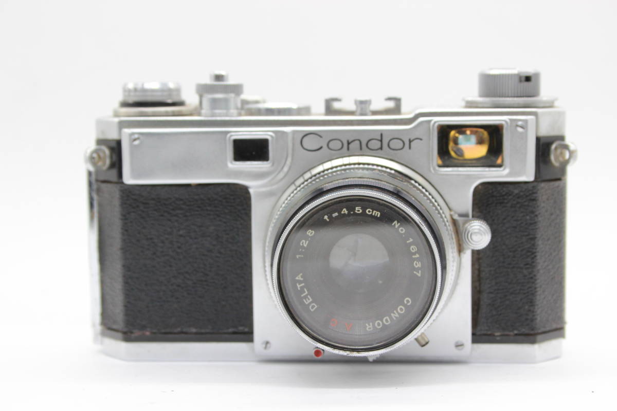 【訳あり品】 Condor Delta 4.5cm F2.8 レンジファインダー カメラ s3276の画像2