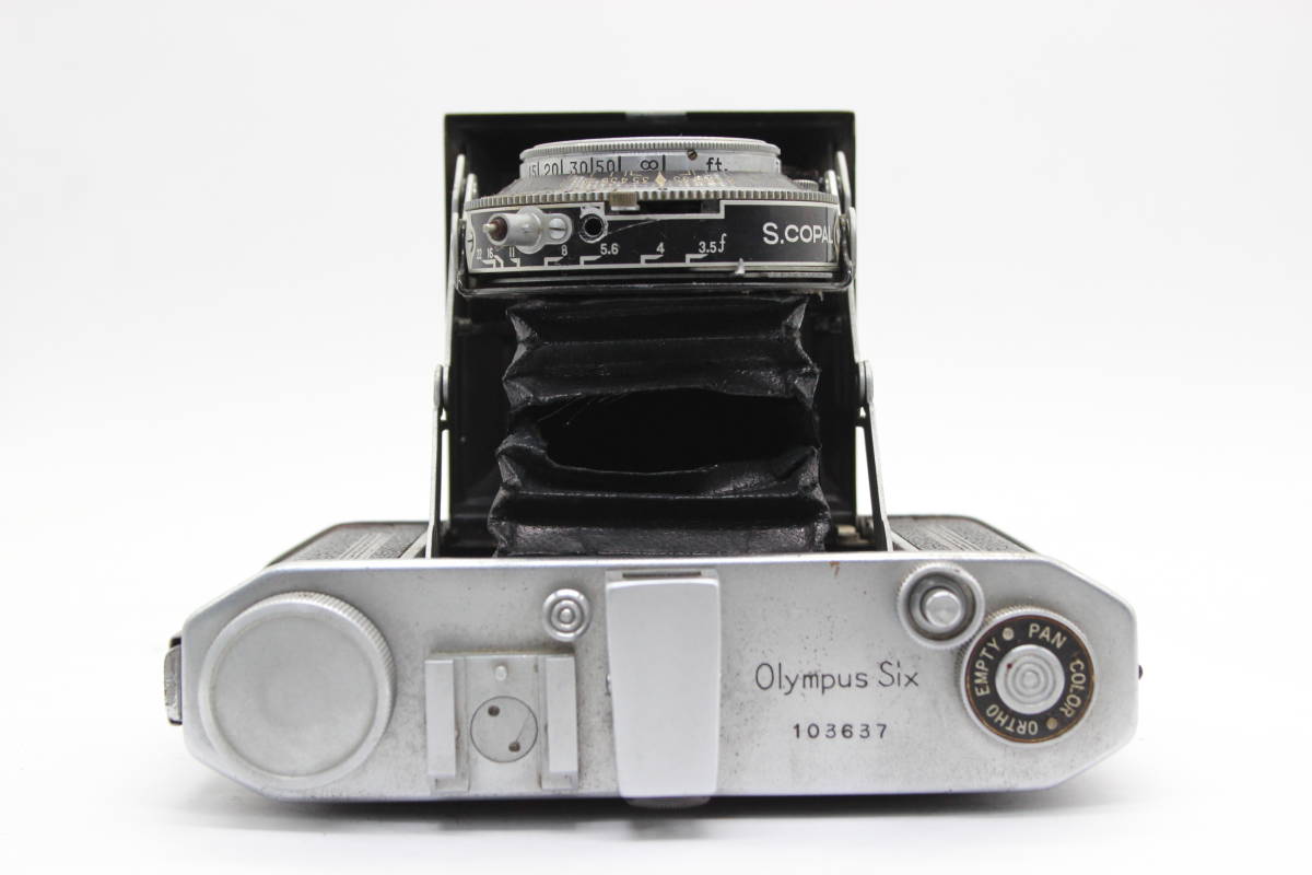 [ goods with special circumstances ] Olympus Olympus Six Zuiko F.C. 7.5cm F3.5 case attaching .. camera s3327