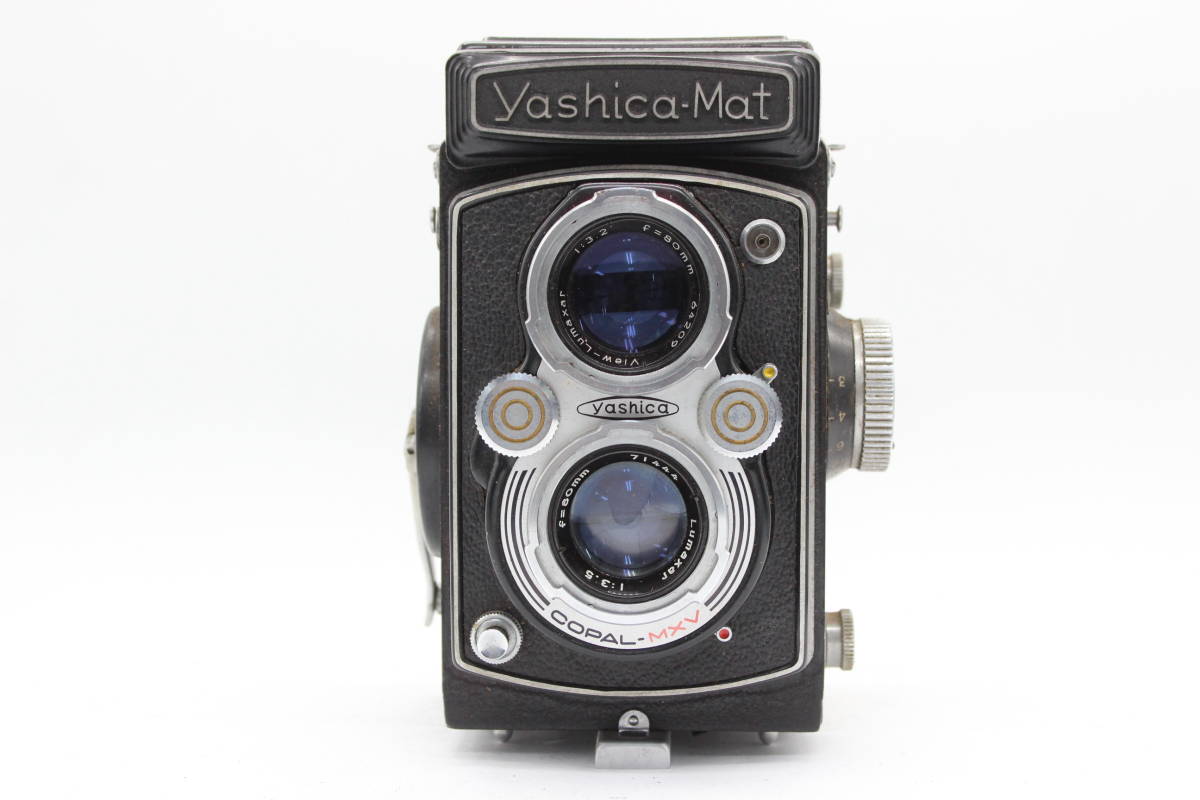 【訳あり品】 ヤシカ Yashica-Mat Lumaxar 80mm F3.5 ケース付き 二眼カメラ s3520の画像2