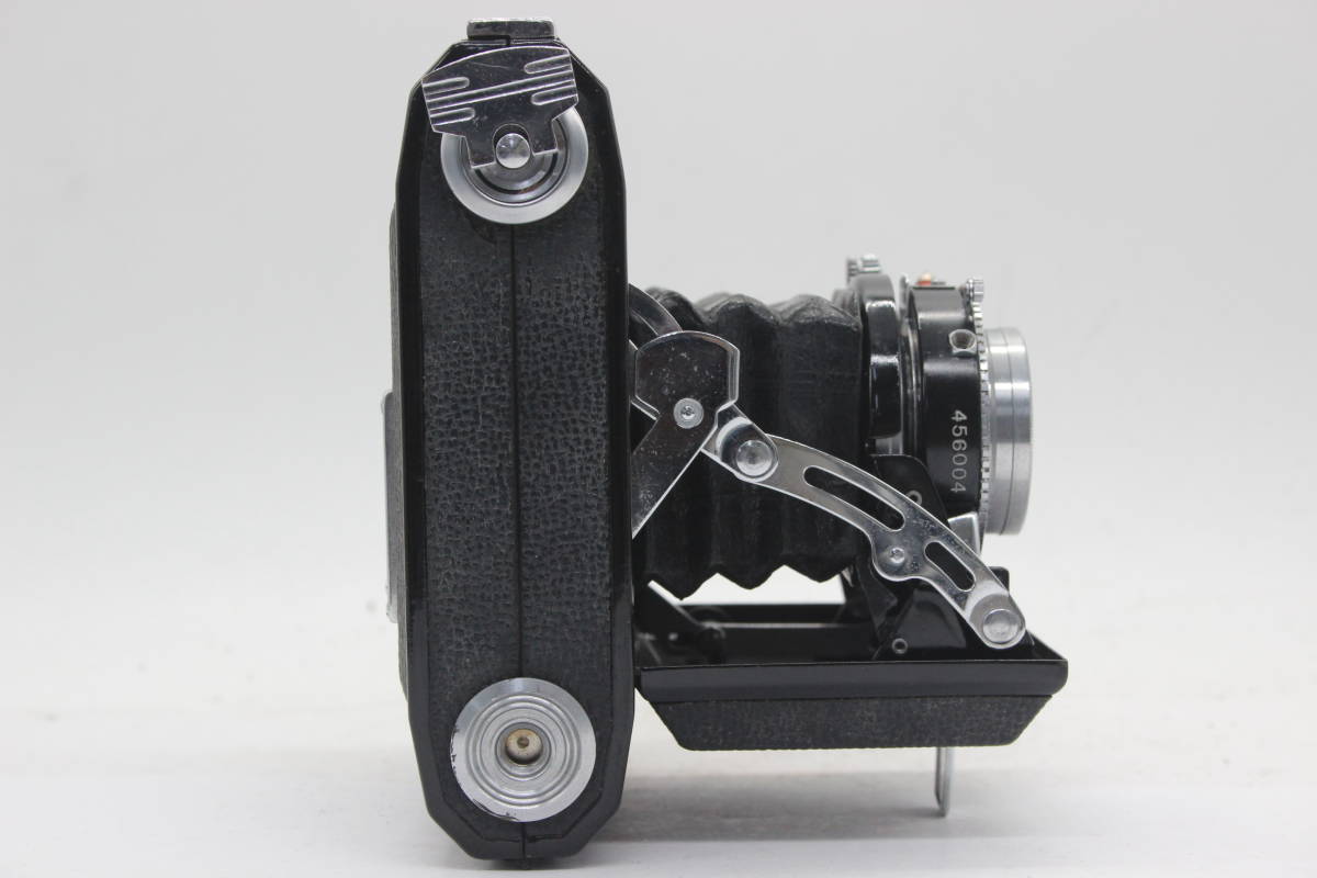 【返品保証】 Pearl II Konishiroku Hexar 75mm F3.5 蛇腹カメラ s4132の画像5