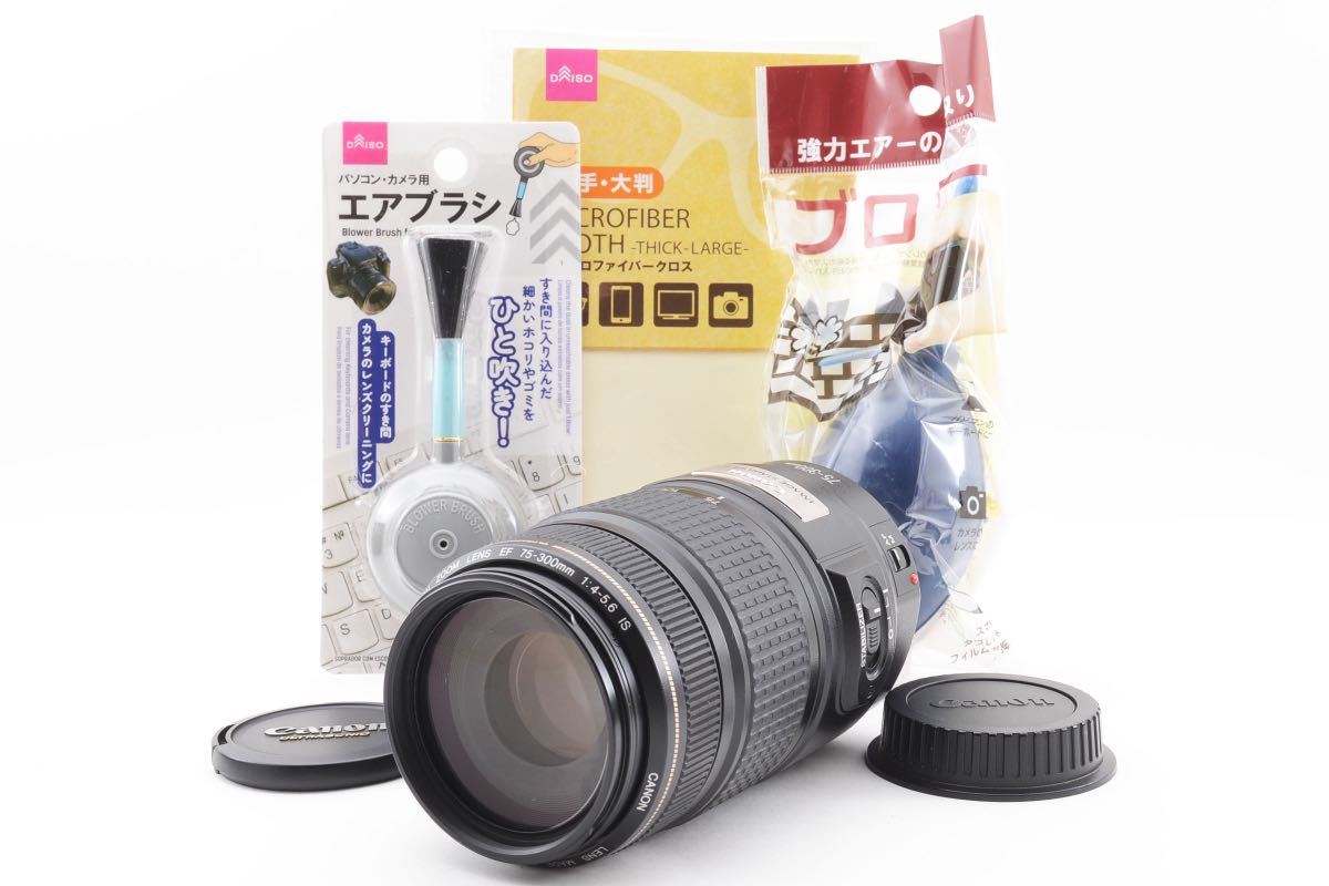 オンライン直接配達 キャノン 望遠レンズ Canon EF 75-300㎜F4-5.6 IS