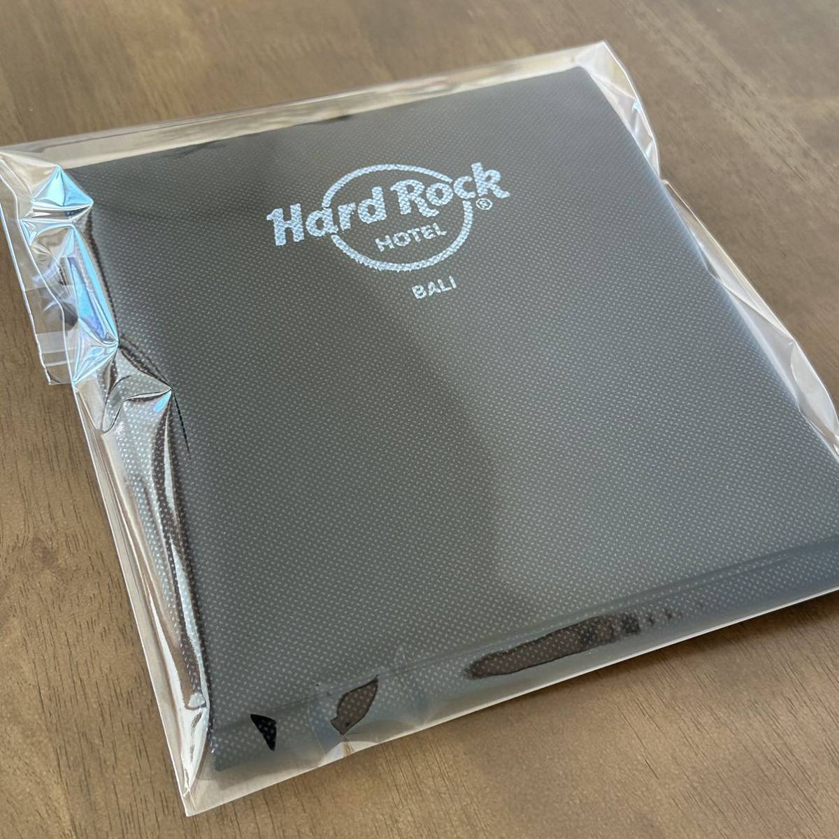 Hard Rock HOTEL BALI ハードロックホテル ランドリーバッグ 巾着 巾着袋 大サイズ 収納袋 ハードロックカフェ ハードロック 新品 未使用⑥_こちらの状態でお届け致します！