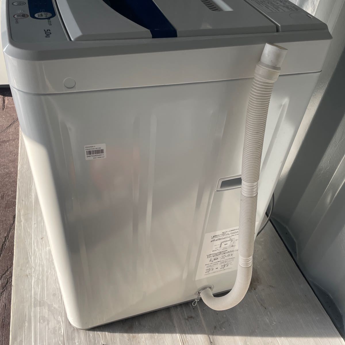 【2018年製】YAMADA ヤマダ電機 全自動洗濯機 5kg YWM-T50A1 つ_画像5