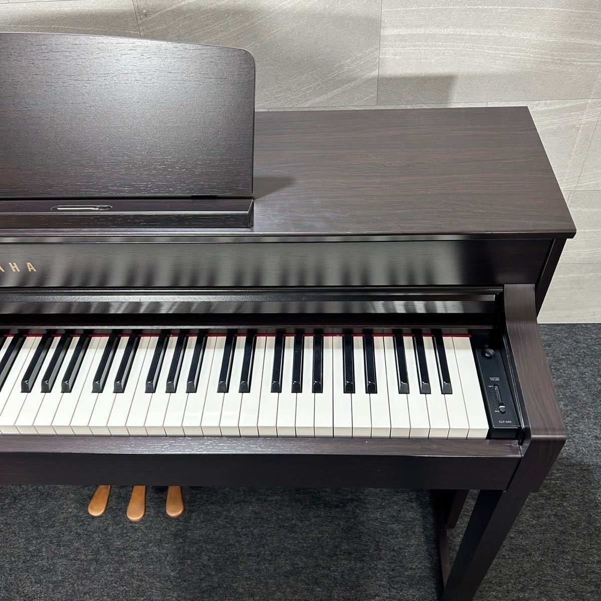 YAMAHA ヤマハ 電子ピアノ CLP-545B Clavinova d1388 楽器 ピアノ 木製鍵盤 2ウェイスピーカー デジタルピアノ お買い得_画像3