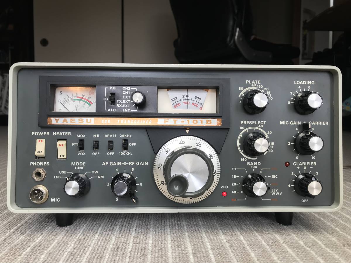 ☆④YAESU ヤエス FT-101B　ハイパワー機　ジャンク・部品どり☆_画像1