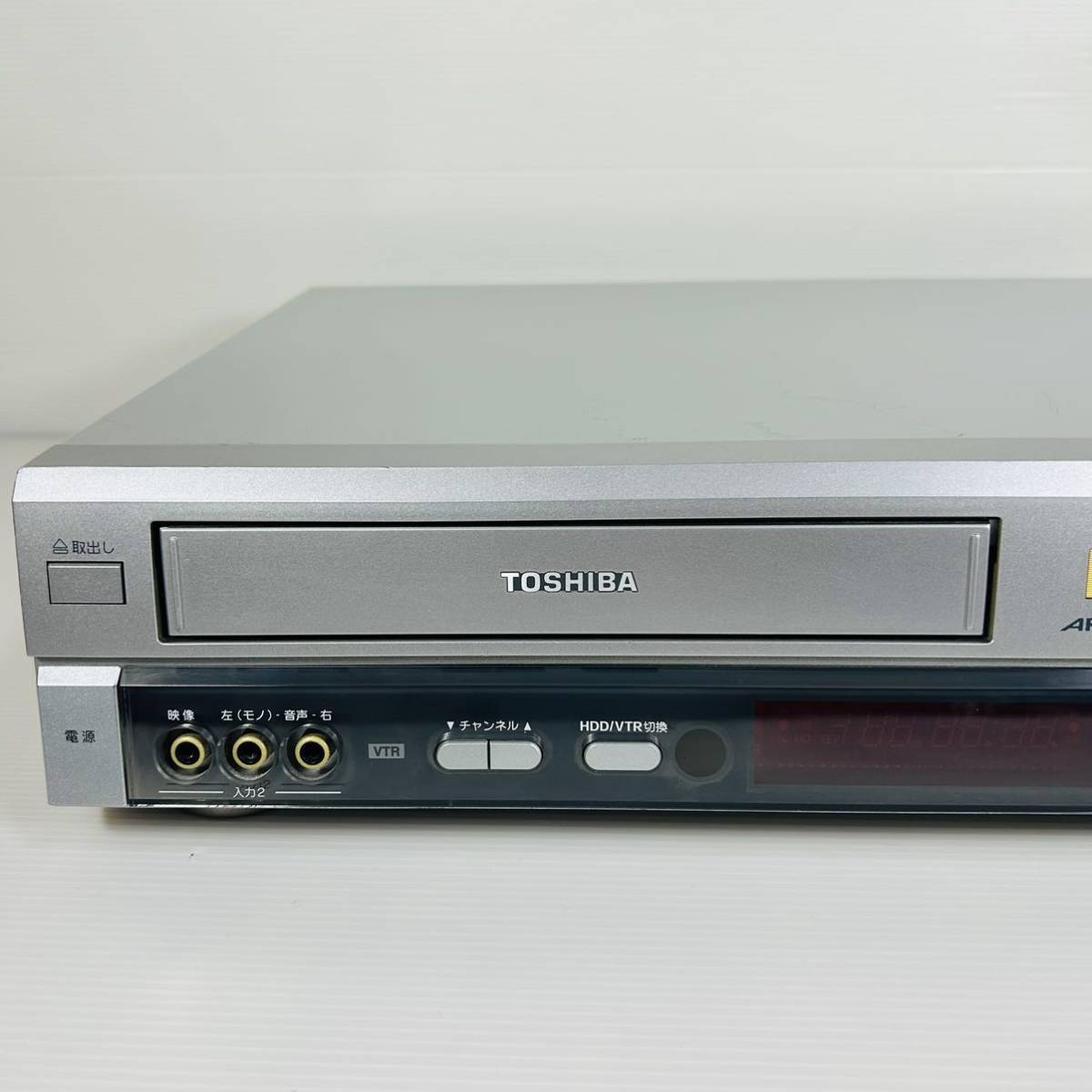 【希少モデル】TOSHIBA AF-40G 1 VHS/HDDデッキ　訳あり作動品　分解メンテナンス済み　送料無料_画像3