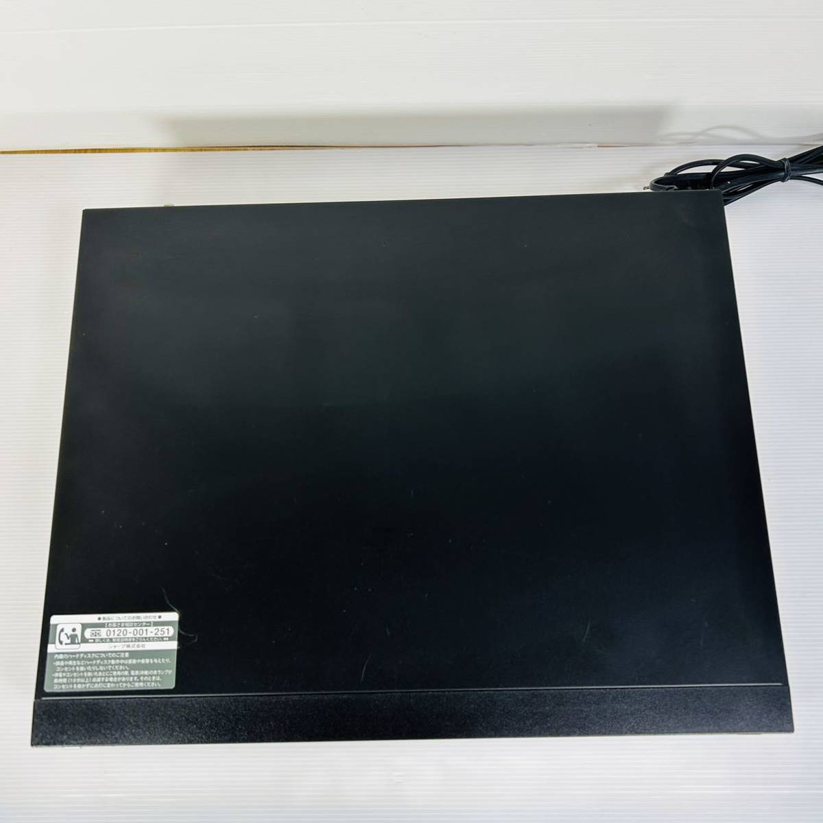 SHARP AQUOS DV-ACV52 VHSギア新品HDD500GB リモコン説明書付属 SHARP AQUOS DV-ACV52 VHSギア新品HDD500GB リモコン説明書付属