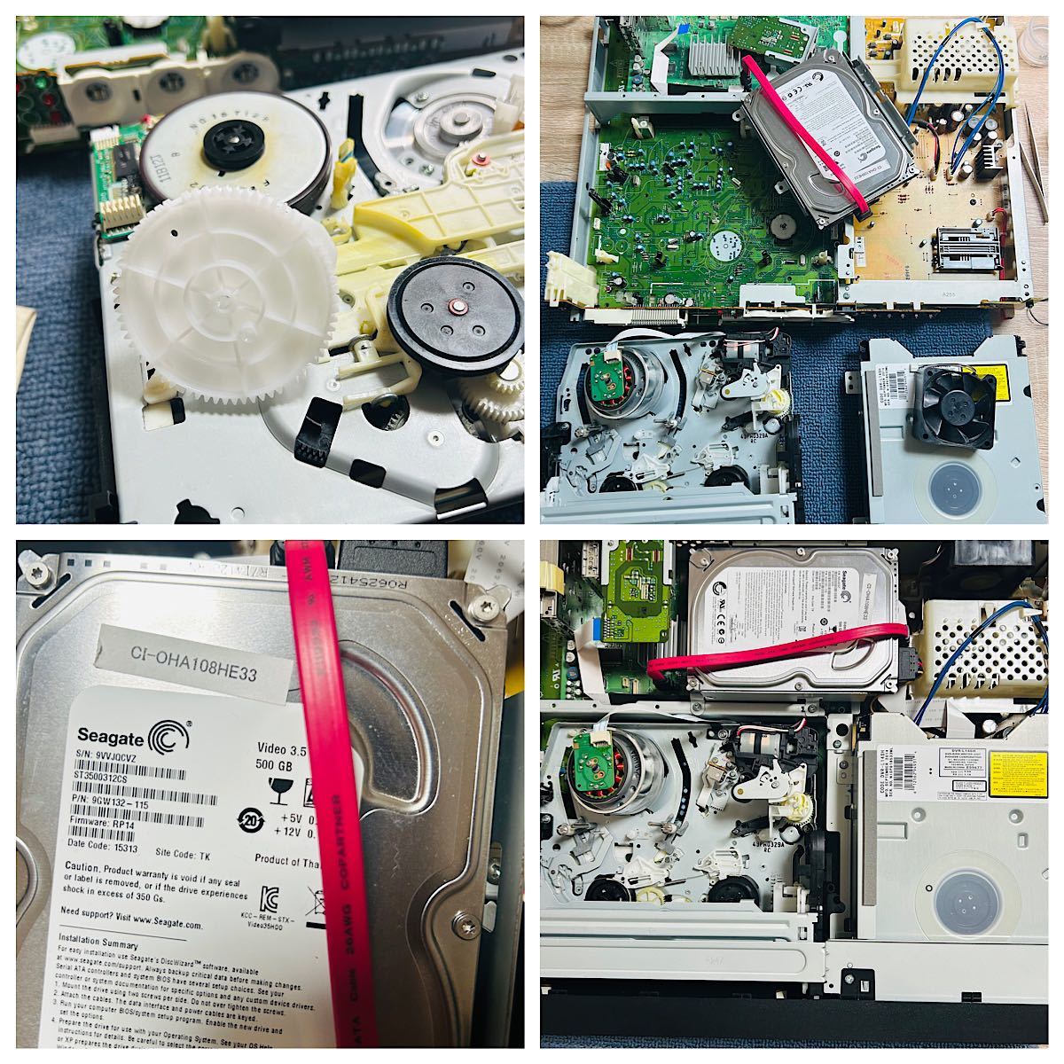 SHARP AQUOS DV-ACV52 VHSギア新品HDD500GB リモコン説明書付属 SHARP AQUOS DV-ACV52 VHSギア新品HDD500GB リモコン説明書付属