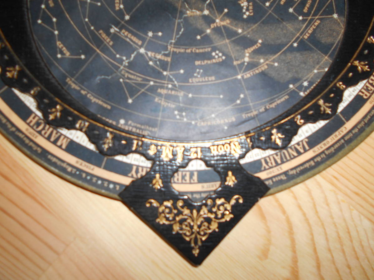 即決1890年頃『ドイツ製フィリップス星座早見盤』アンティーク天文暦学書、星図、宇宙Astronomy, Star map, Planisphere, Celestial atlas_画像4