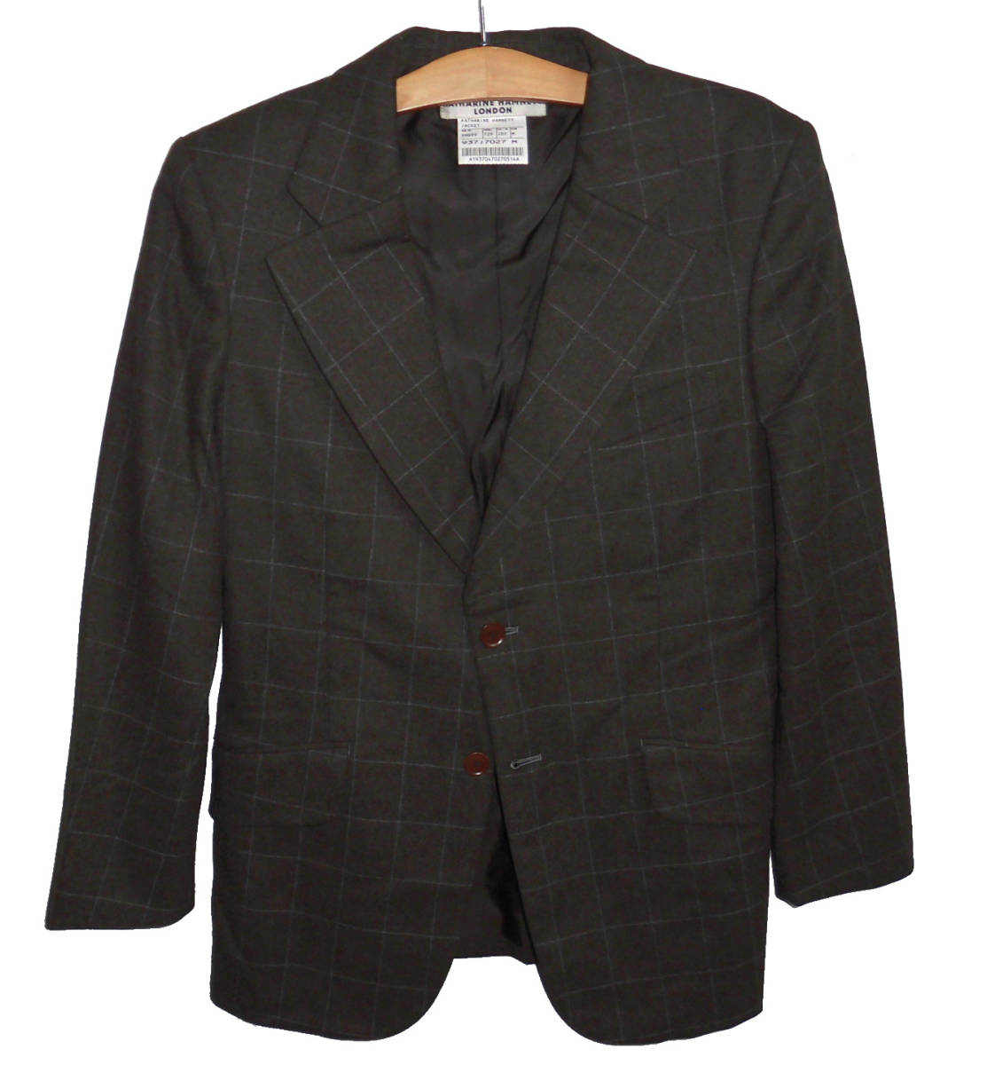  прекрасный товар KATHARINE HAMNETT LONDON Katharine Hamnett London окно авторучка шерсть tailored jacket 