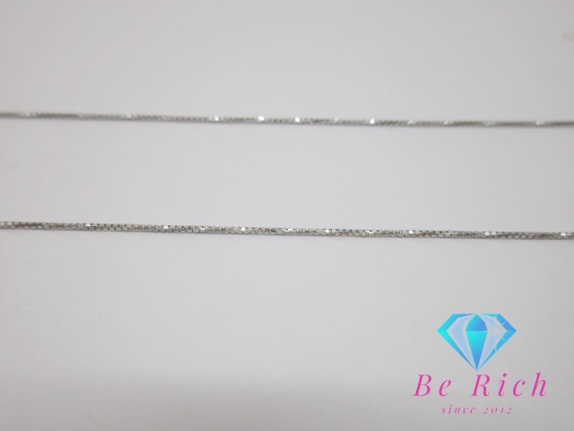 Pt850 Pt900 platinum diamond 0.20ct attaching design necklace pendant mere gem jewelry accessory [ used ]th9389