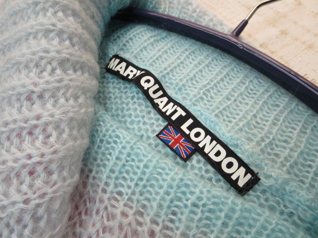 MARY QUANT LONDON*マリークワントロンドン*ローゲージ編み*チュニック丈*ニットセーター*サイズ*38_画像3