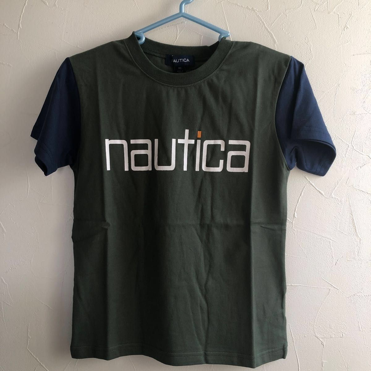 未使用　ノーティカ　NAUTICA Tシャツ　キッズ　子供　140 カーキ　ネイビー　ロゴ 半袖Tシャツ　半袖130 120