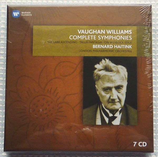 新品未開封　７ＣＤ　ハイティンク／ロンドン・フィル　ヴォーン=ウィリアムズ　交響曲全集　輸入盤_画像2