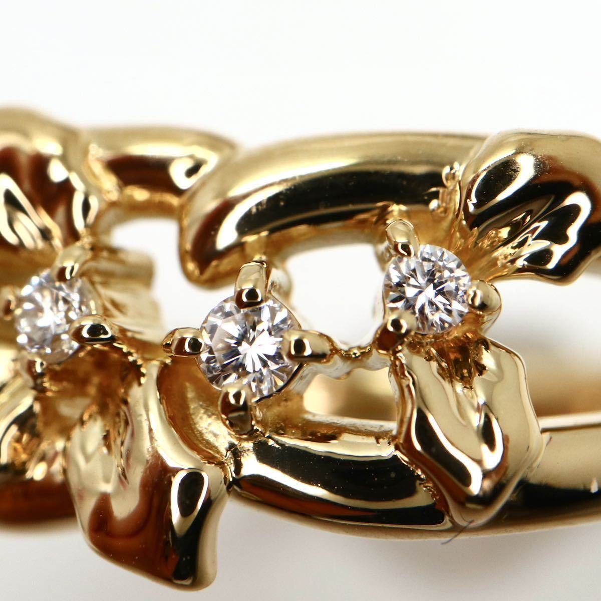 TASAKI(田崎真珠)《K18 天然ダイヤモンドリング》D 0.05ct 9号 3.7g diamond jewelry ring ジュエリー EB9/EB9_画像5