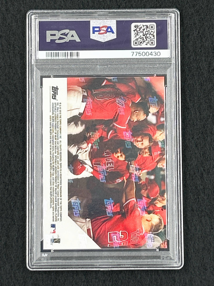 　2018 TOPPS NOW 大谷翔平　PSA10　メジャー初ホームラン ルーキーカード　RC_画像2