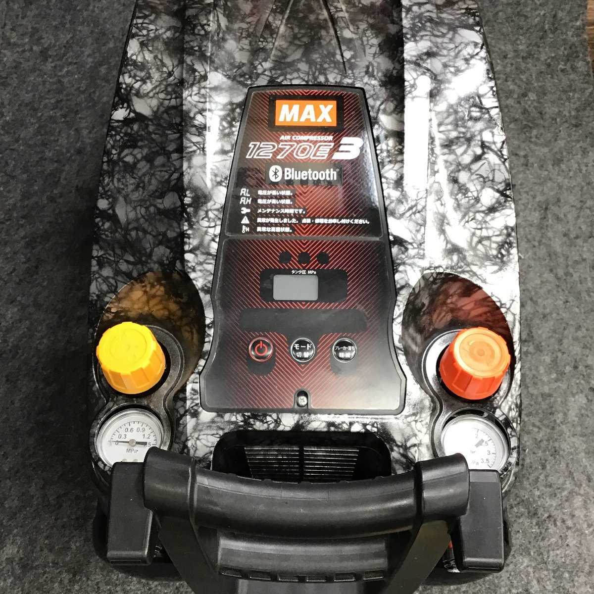 【美品】★マックス(MAX) エアコンプレッサー AK-HL1270E3_ガイアシルバーの画像1