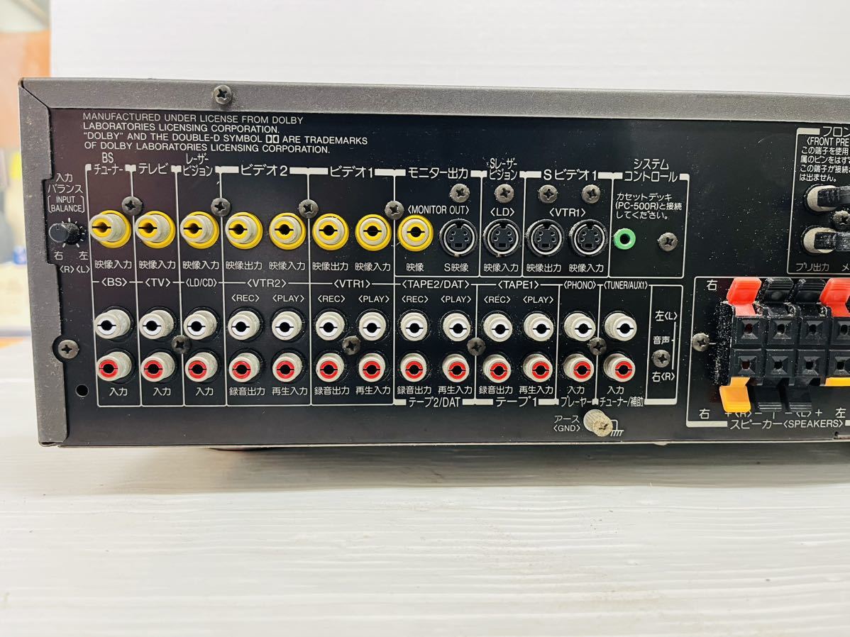 ◇東芝 Aurex XB-500 インテグレーテッド AV アンプ リファイヤー 中古◇_画像5