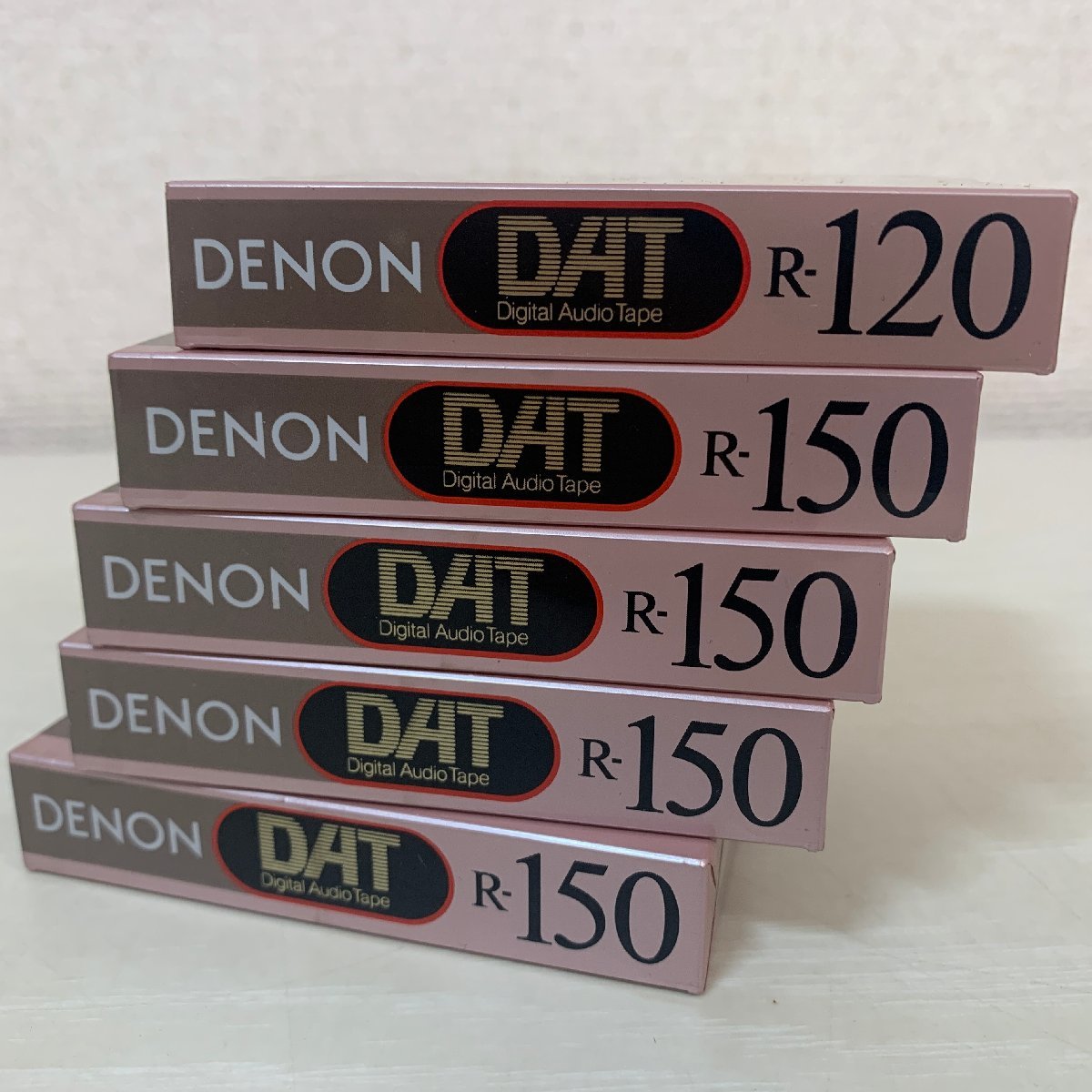 【未開封・まとめて5本】DATテープ デノン DENON R-120DT ×1本 / R-150DT ×4本 Digital Audio Tape ☆_画像10
