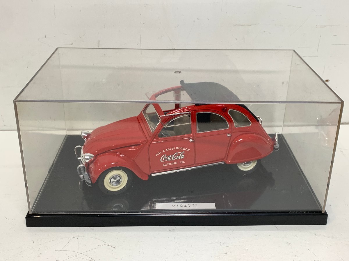 SOLIDO 1/17 シトロエン 2CV コカ・コーラ CITROEN Coca-Cola ソリド ダイキャストモデルカー ミニカー MADE IN FRANCE □_画像1